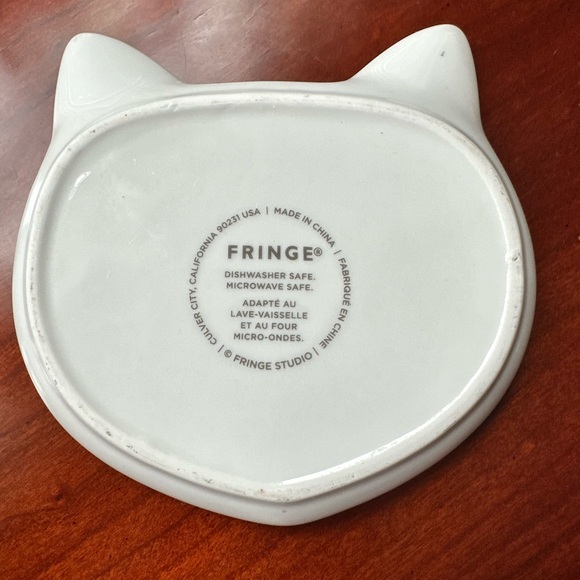 Fringe Studio Cat Shaped Plate/Trinket Holder - Picture 2 of 7